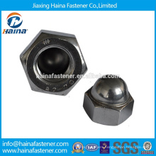 DIN standard Made in China in Stock Stainless steel Hex acorn nut
